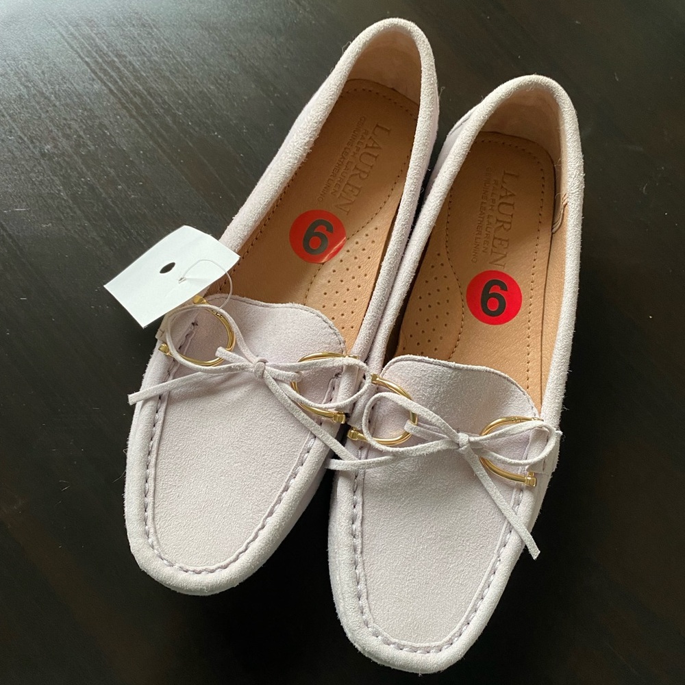 Ralph Lauren lavender flats
